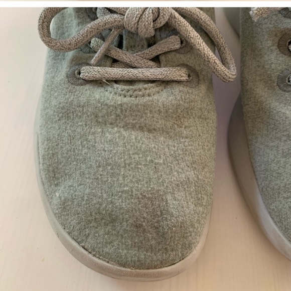 Allbirds Moss Green Wool Tennis Shoes - Picture 2 of 5